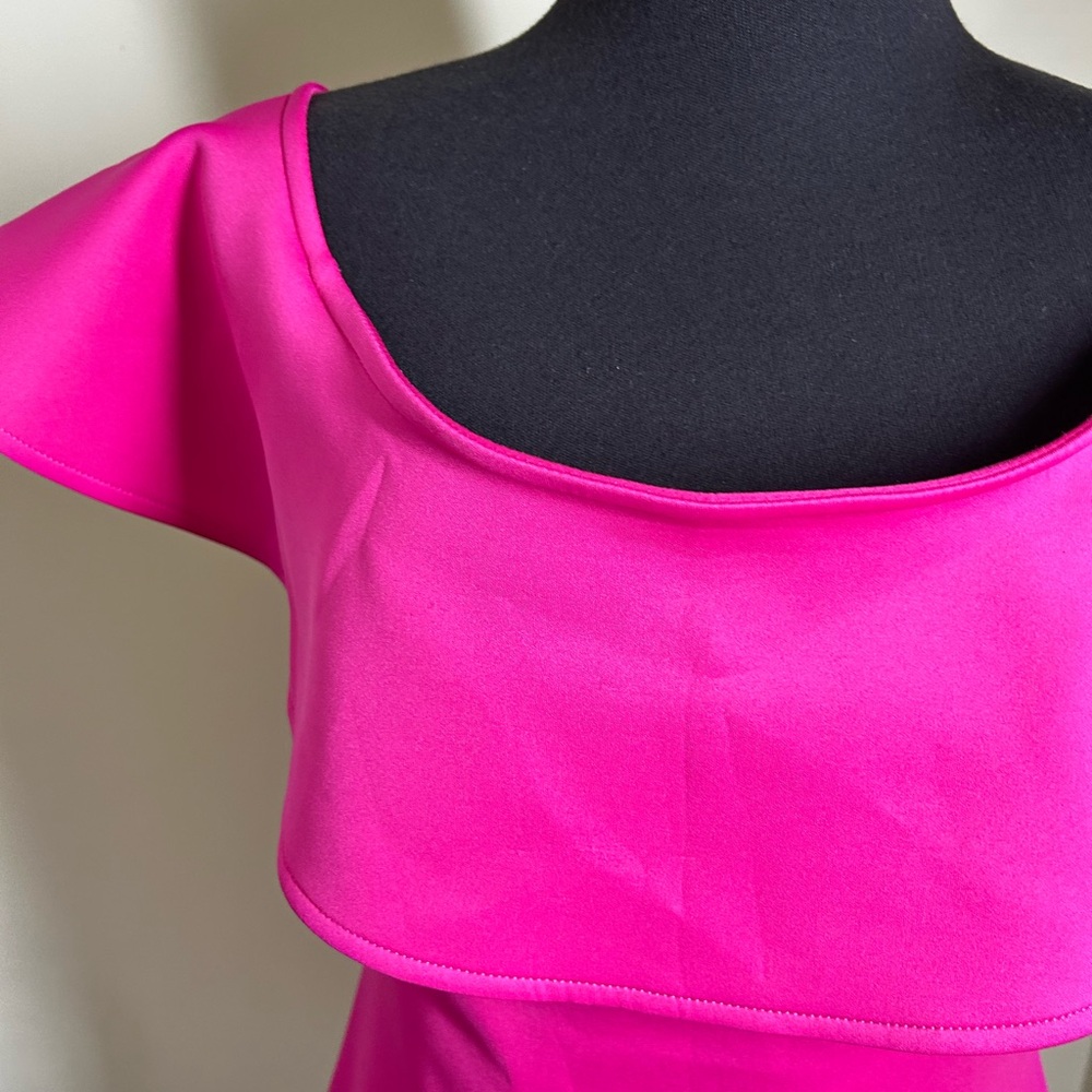Guess Strapless Fuchsia Dress - Picture 8 of 10